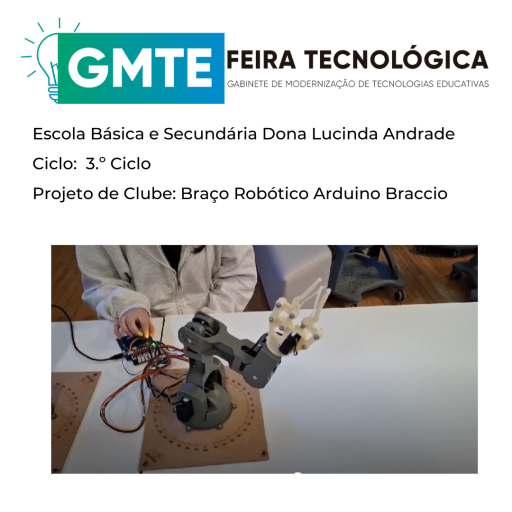 Braço Robótico Arduino Braccio